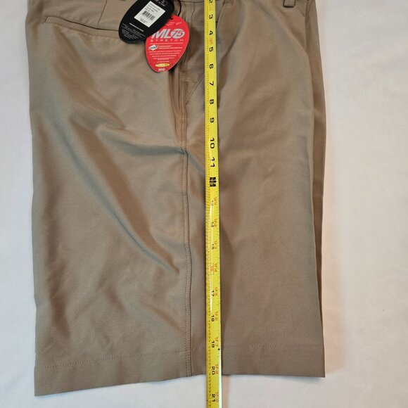 GREG NORMAN ML75 Microlux Stretch Golf Shorts Sz: 38 Tan - Picture 8 of 8